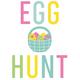 Easter Egg Hunt Plastic & Metal Yard Sign Kit, 8pc