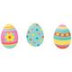 Easter Egg Plastic & Metal Yard Signs, 16in x 25in, 3ct