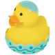 Teal Easter Rubber Duck, 2in x 2.25in