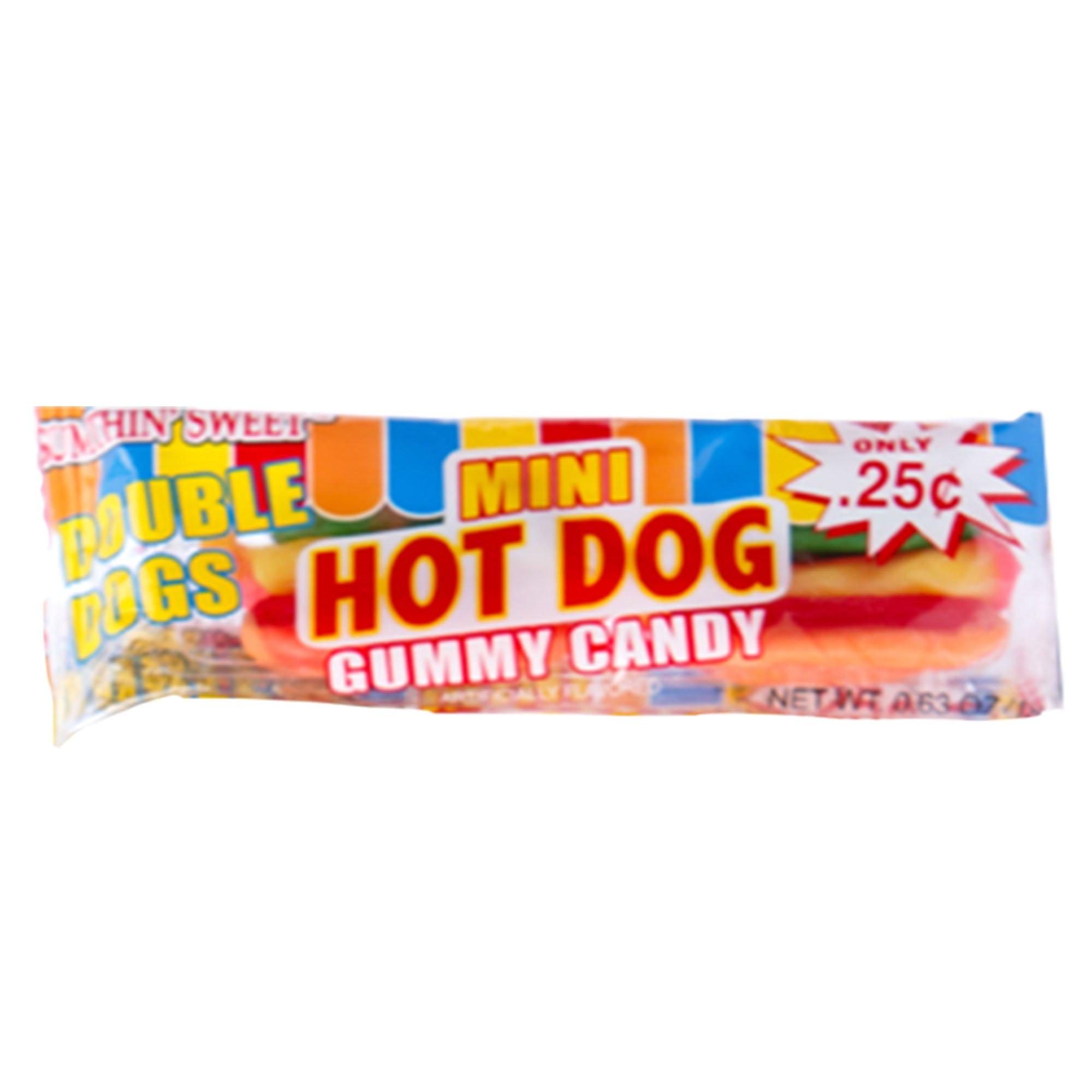 Mini Hot dog Gummy Candy Twin Pack, 0.63oz