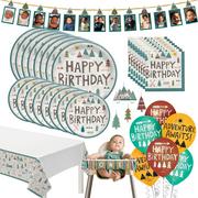 Wilderness 1st Birthday Tableware Kit for 24 Guests
