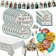 Wilderness 1st Birthday Tableware Kit for 24 Guests