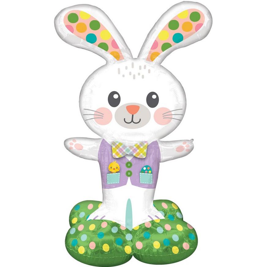 AirLoonz Spotted Easter Bunny Balloon, 46in