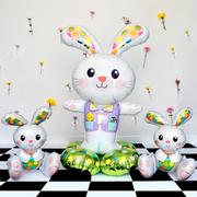 AirLoonz Spotted Easter Bunny Foil Balloon, 46in