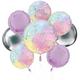 Luminous Birthday Foil & Plastic Balloon Bouquet, 8pc