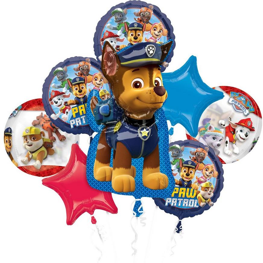 Paw Patrol Chase & Marshall Clear Orbz Foil Balloons 