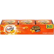 Pepperidge Farm Goldfish Baked Snack Cracker Lunch Packs, 9oz, 9pc - Xtra Cheddar