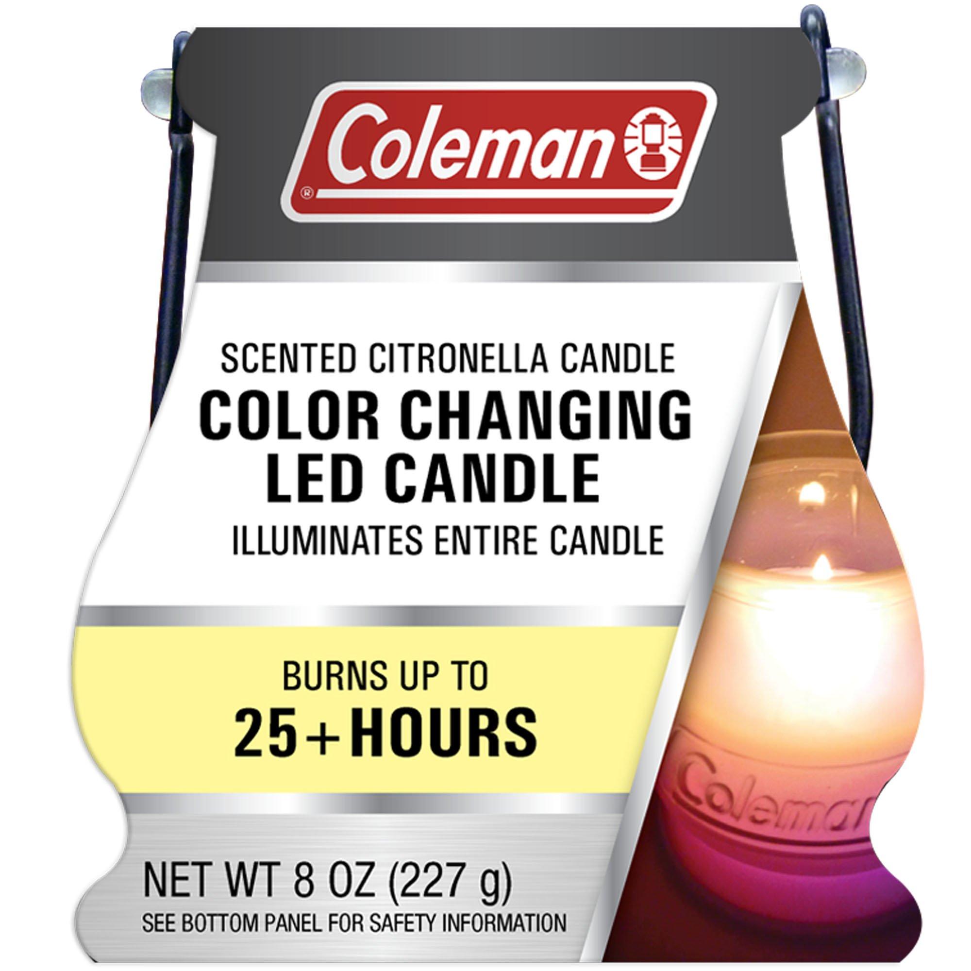 Coleman Color Changing LED Citronella Candle Party City