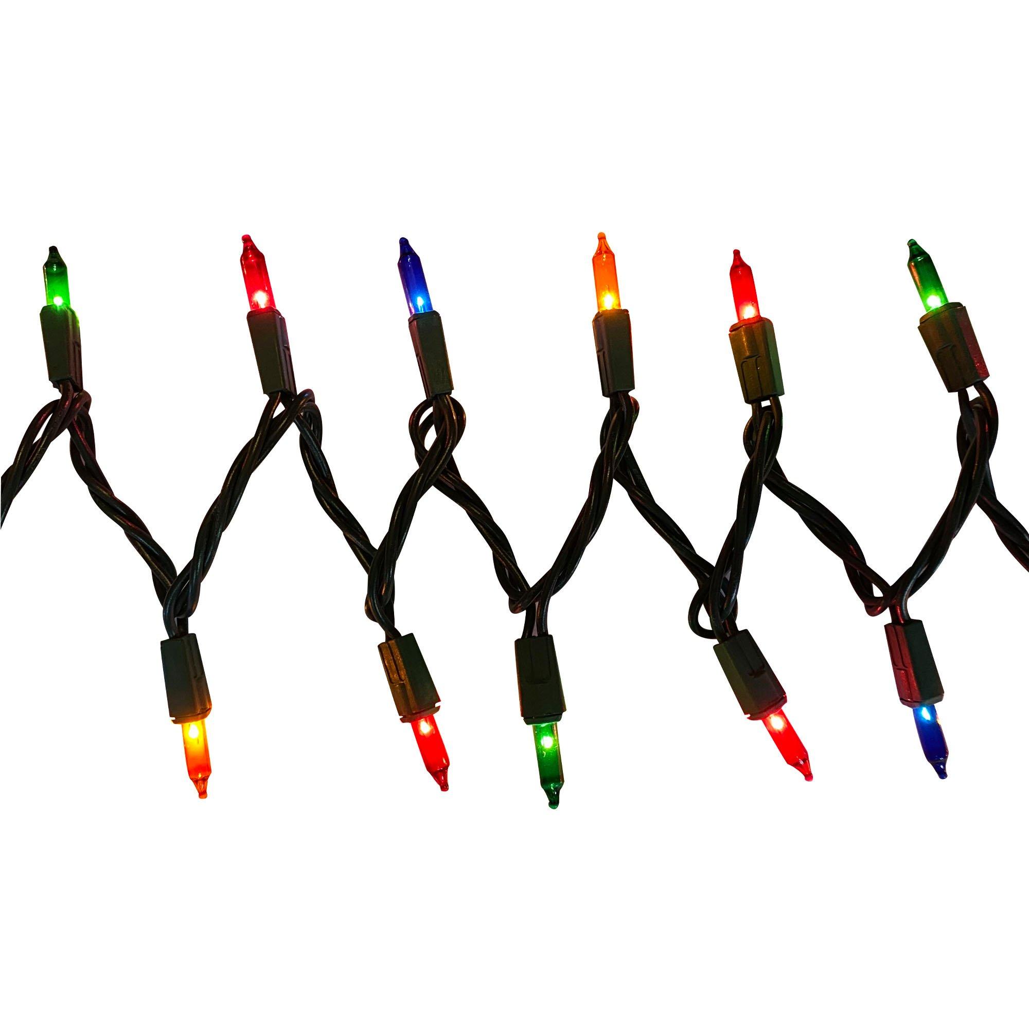 Multicolor Incandescent String Lights, 100 Mini Bulbs, 21ft Party City