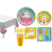 Funny Bunny Easter Tableware Kit for 16 Guests