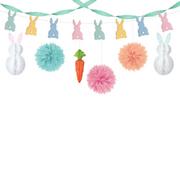 Bunnies & Carrots Easter Room Decorating Kit