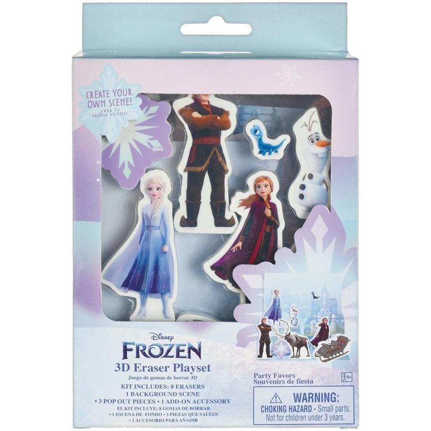 Frozen 2 3D Eraser Playset, 13pc