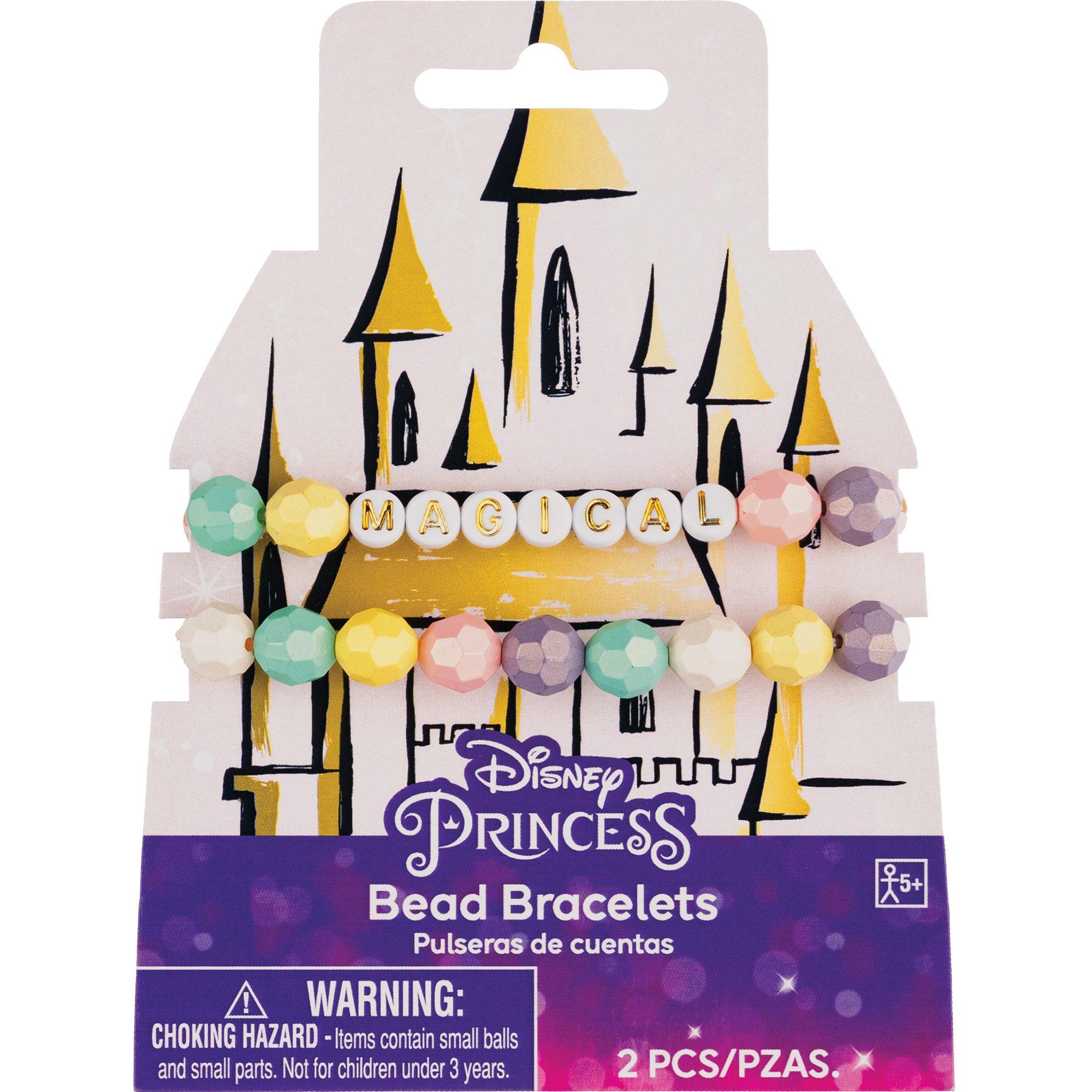 Kids' Disney Princess Bead Bracelets, 2ct