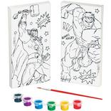 Avengers Color Your Own Canvas Kit, 2pc