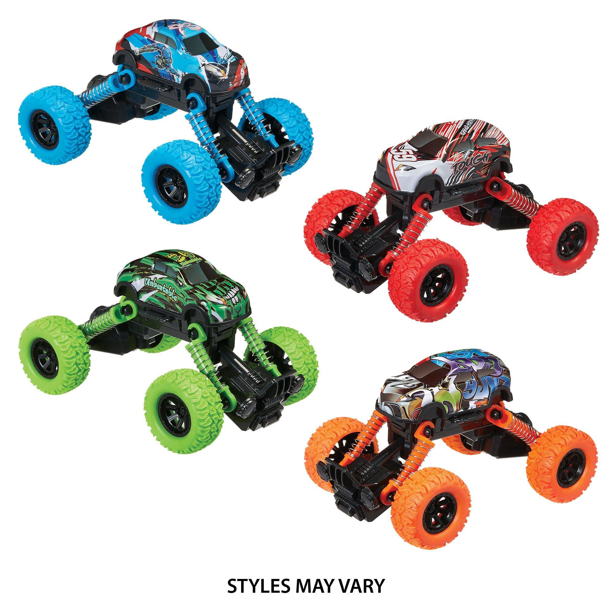 Pullback Monster Trucks - Assorted Colors (Dozen)