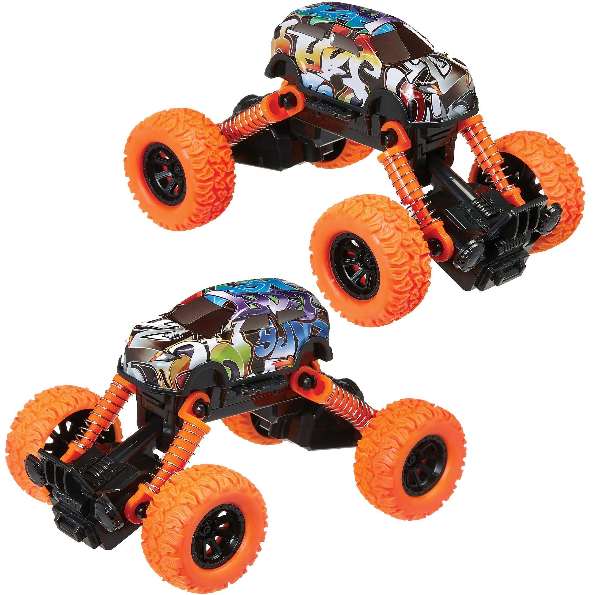 Pull Back Plastic Monster Truck, 3.4in x 5.5in Party City