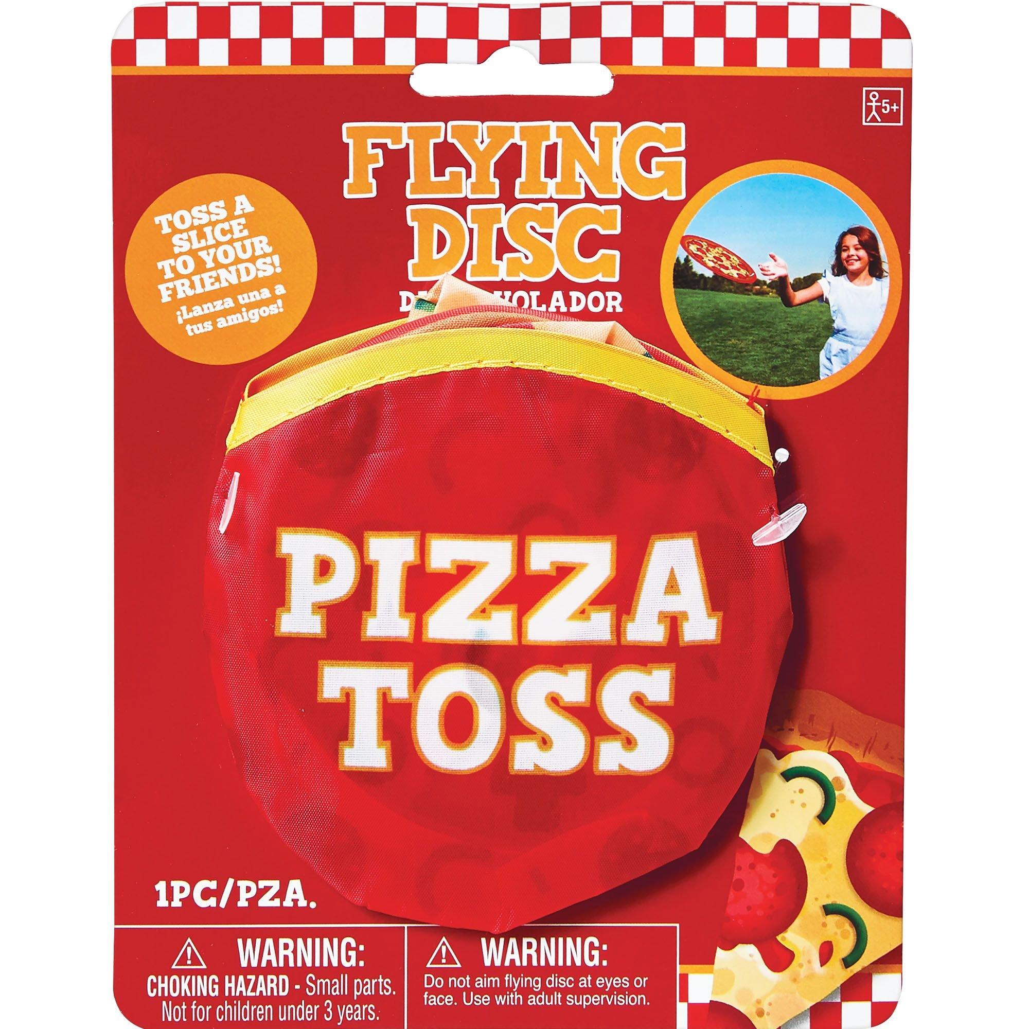 Foldable Pizza Toss Flying Disc, 9.8in