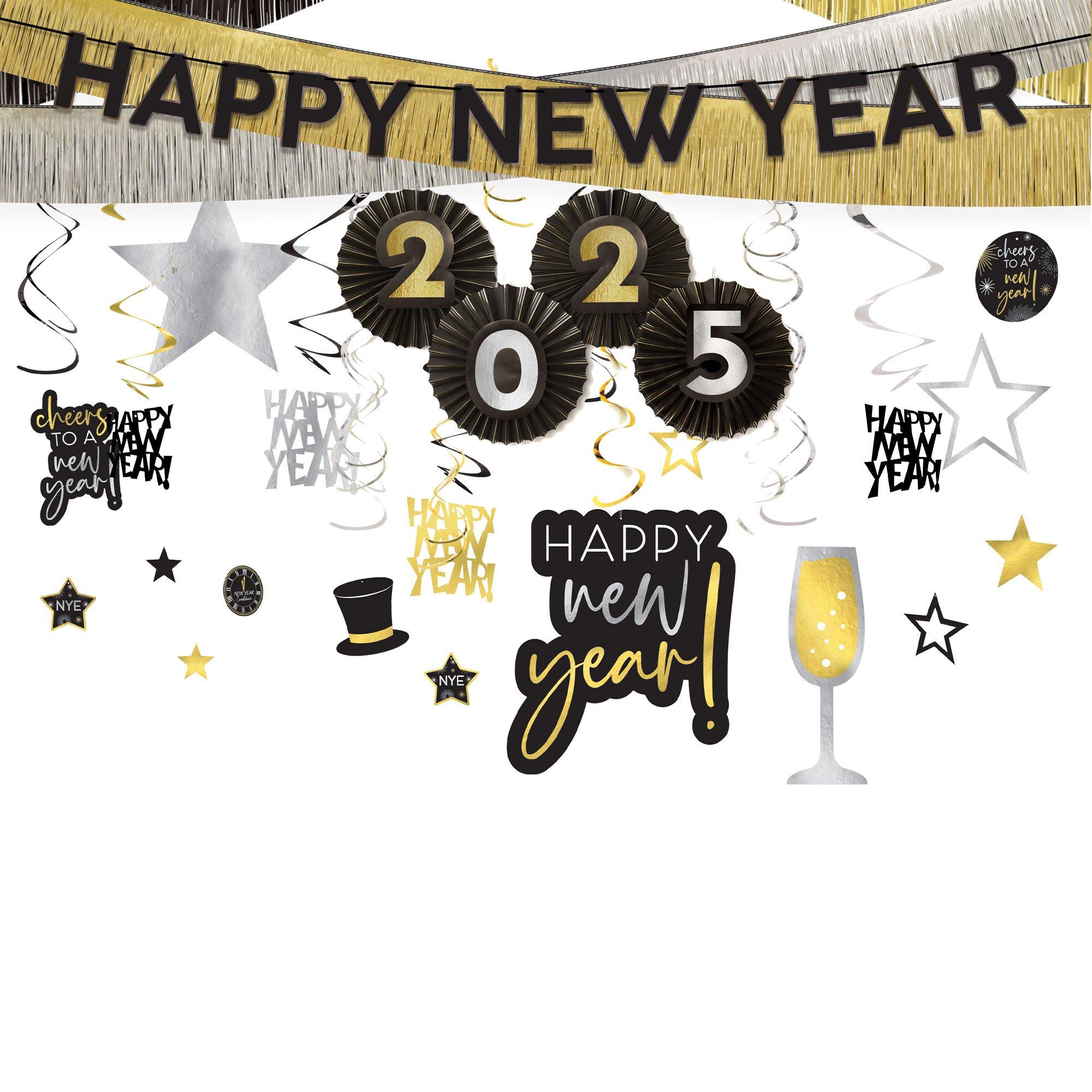 Midnight Hour New Year's Eve Room Decorating Kit Party City