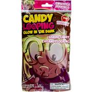 Candy Looping Glow-in-the-Dark Glasses with Liquid Candy - Strawberry