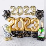 Grand DIY Champagne Celebration New Year's 2022 Balloon Room Decorating Kit