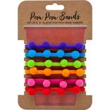 Pom-Pom Band Drink Markers, 6ct