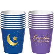 Ramadan Mubarak Paper Cups, 3oz, 16ct