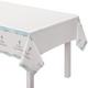 Blue My First Communion Plastic Table Cover, 54in x 102in
