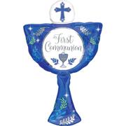 Giant Blue Chalice Communion Balloon, 20in