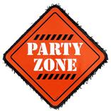 Party Zone Construction Cardstock & Tissue Paper Pinata, 23.7in x 23.7in