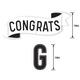 Congrats Grad Plastic & Metal Yard Sign Kit, 14in, 6pc