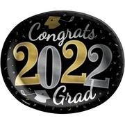 Well Done Grad 2022 Paper Dinner Plates, 12in x 10in, 20ct