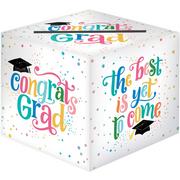 Follow Your Dreams Graduation Cardstock Card Holder Box, 12in x 12in