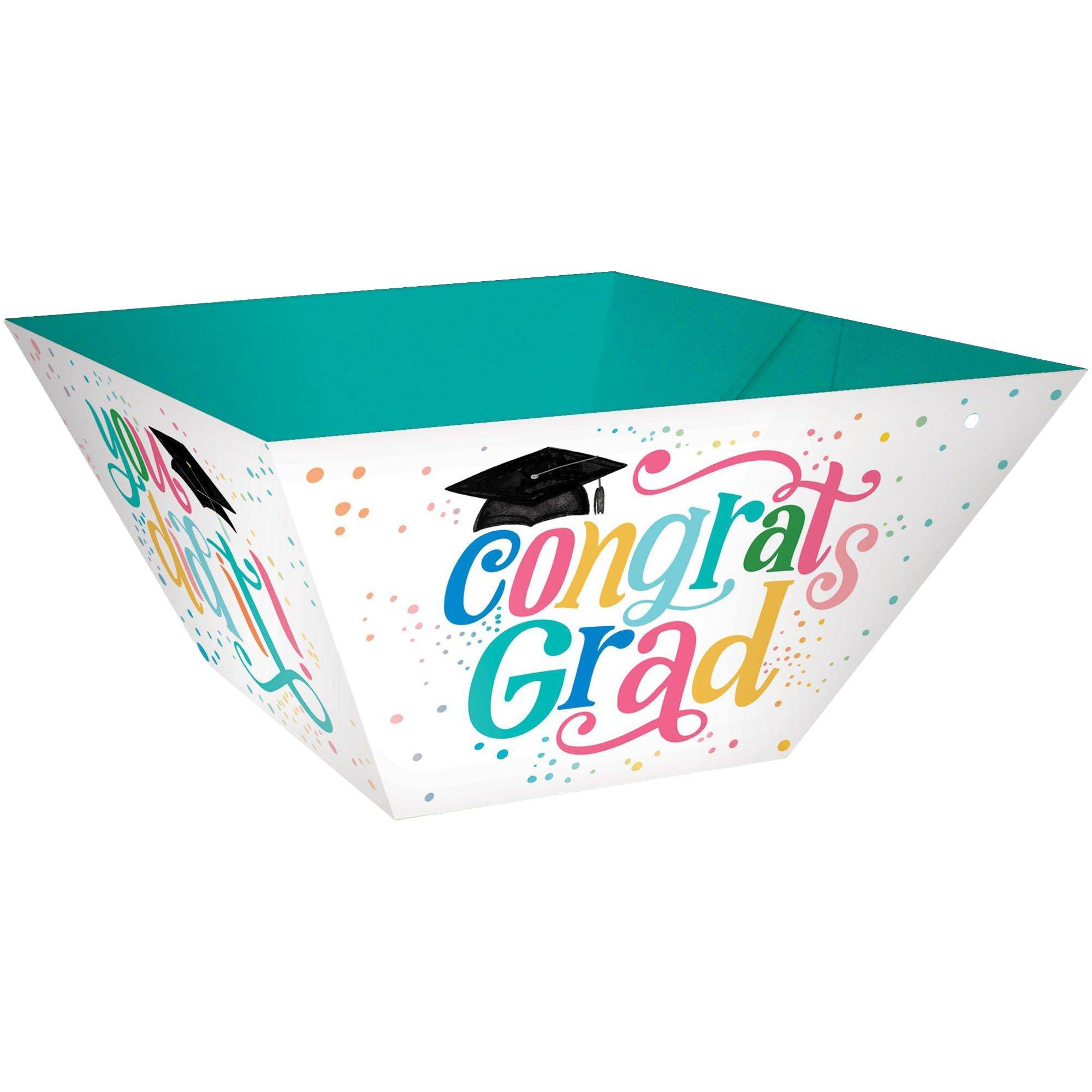 Follow Your Dreams Graduation Cardstock Serving Bowls, 11in, 3ct Party City