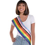 Rainbow LGBTQ Fabric Sash, 5.2ft