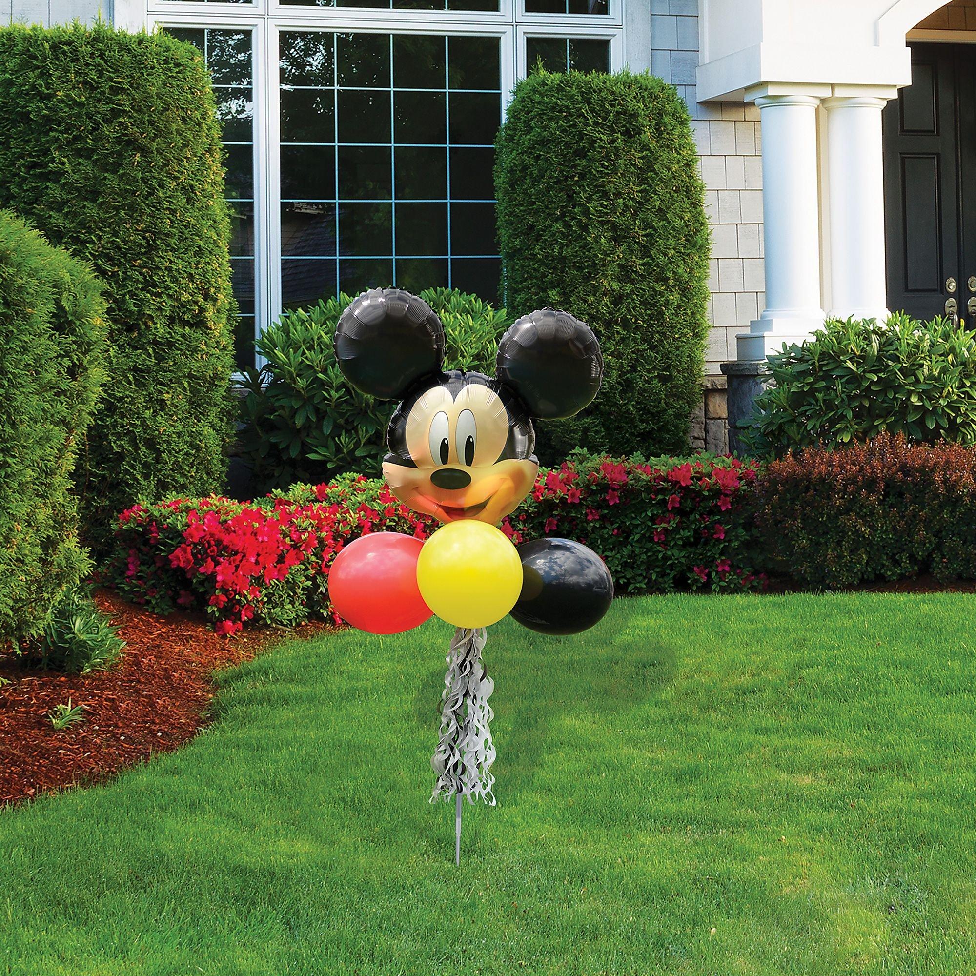 Verlating Excentriek mond Air-filled Mickey Mouse Foil & Latex Balloon Yard Sign, 5.25ft | Party City