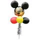 Air-filled Mickey Mouse Foil & Latex Balloon Yard Sign, 5.25ft