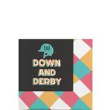 Down And Derby Kentucky Derby Paper Beverage Napkins, 5in, 16ct