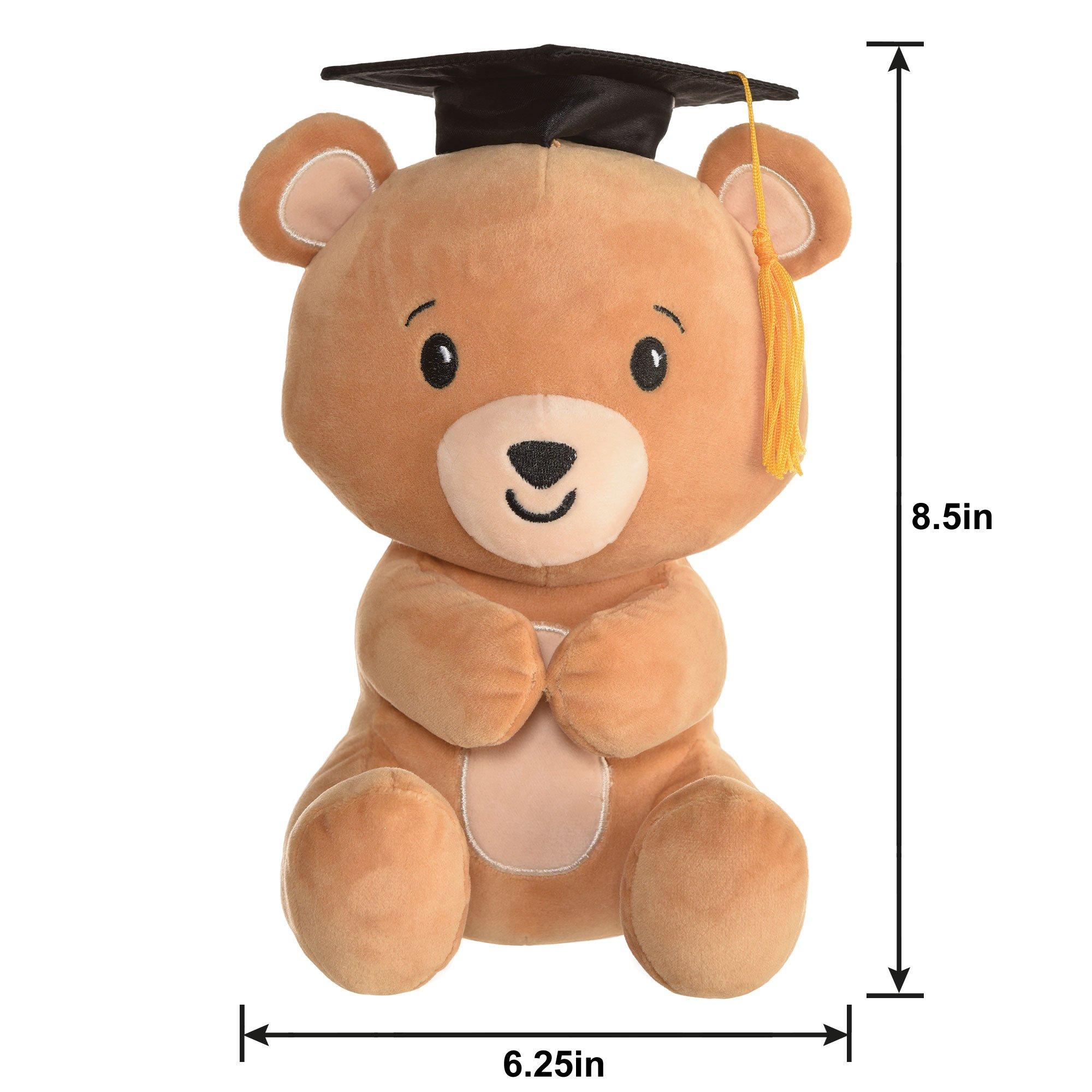 Plush Grad Bear Balloon Weight, 5.9oz