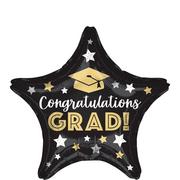 Congratulations Grad Star Balloon, 19in