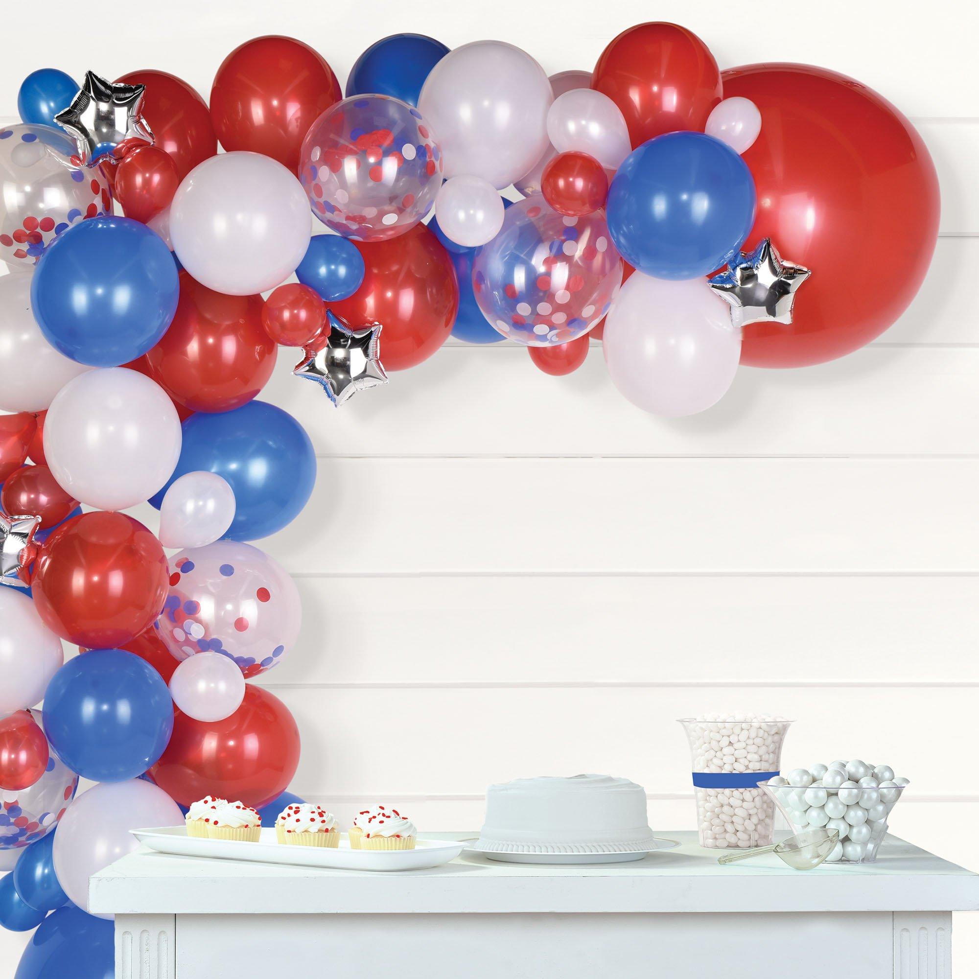 Air-Filled Patriotic Balloon Garland Kit