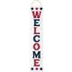 Patriotic Welcome MDF Sign, 46.8in