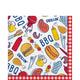 Grillin' and Chillin' Paper Lunch Napkins, 6.5in, 40ct