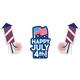 Patriotic Icons Corrugated Plastic Yard Sign Set, 16in x 25in, 3pc