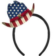 Patriotic Cowboy Hat Headband
