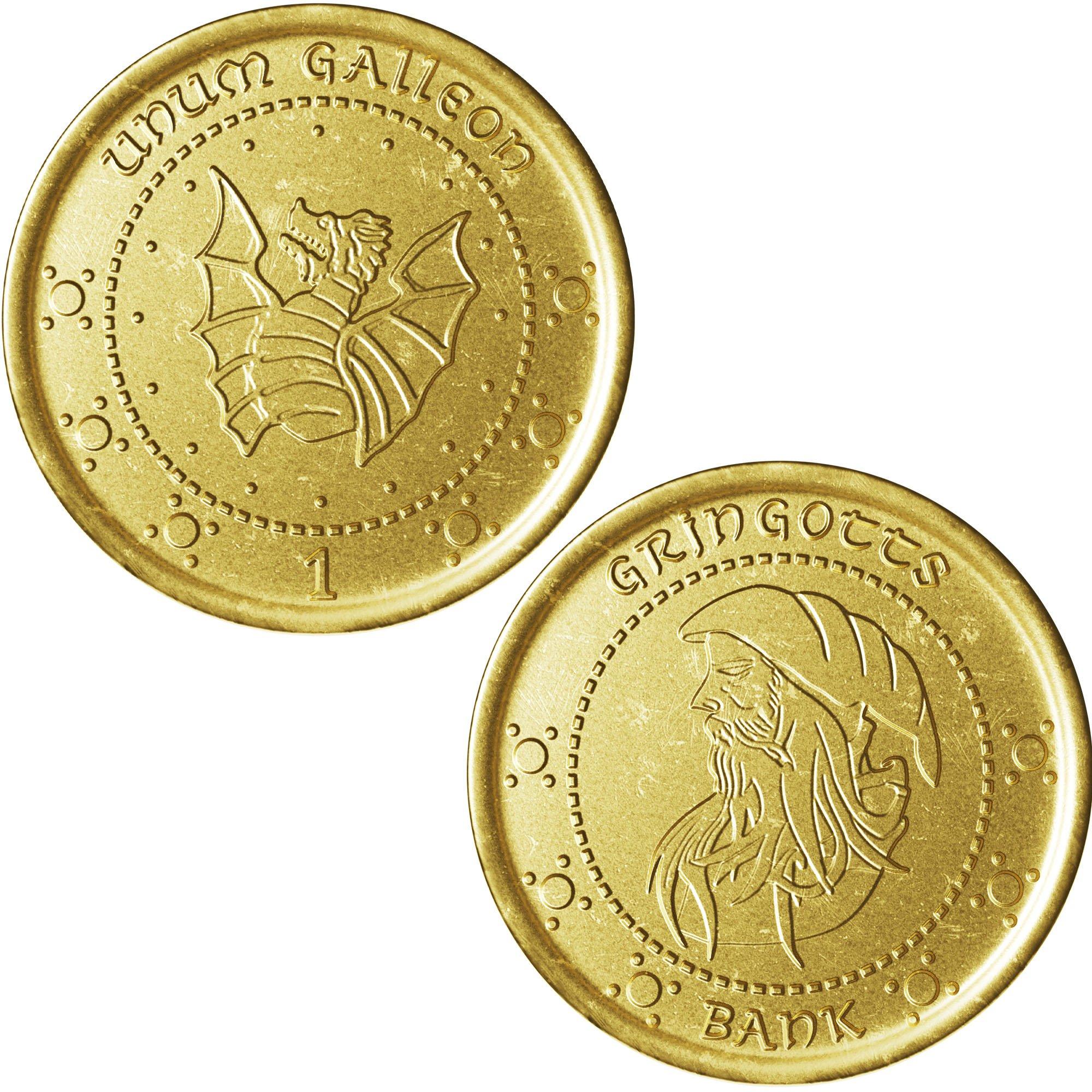 Mild forværres profil Gringotts Galleon Milk Chocolate Gold Coin, 0.81oz - Harry Potter | Party  City