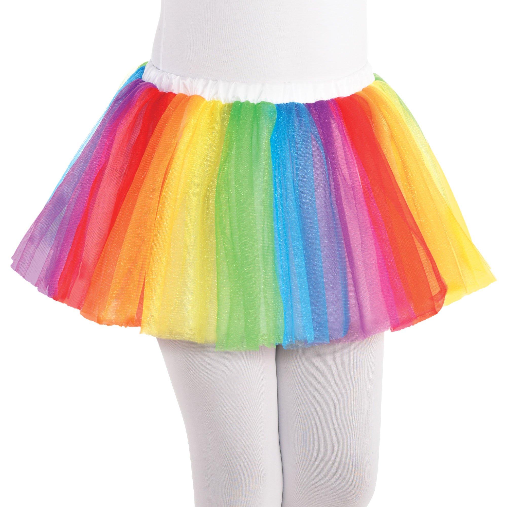 Party City Aqua Fairy Kids/Girls 4+ Tutu For Halloween Or Dress-Up