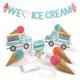 Ice Cream & Sprinkles Table Decorating Kit, 17pc - Summer Sweets