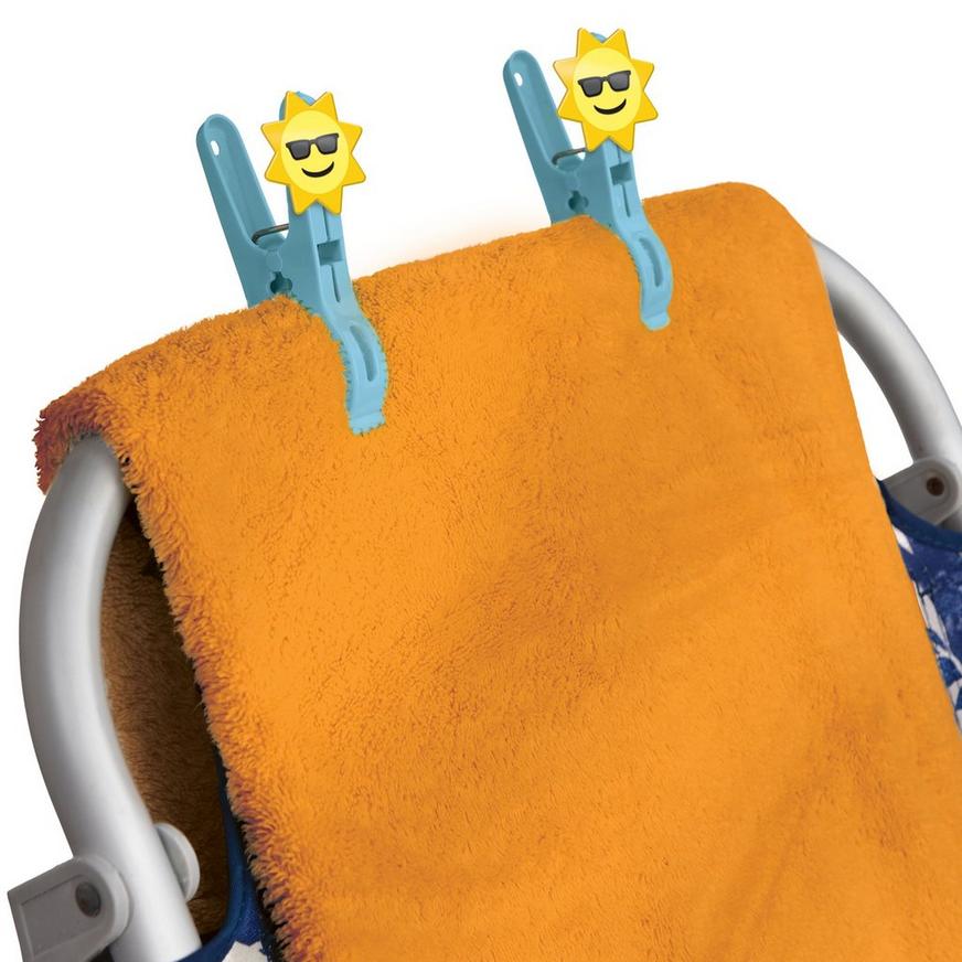 Blue Sun Plastic Towel Clips, 2ct