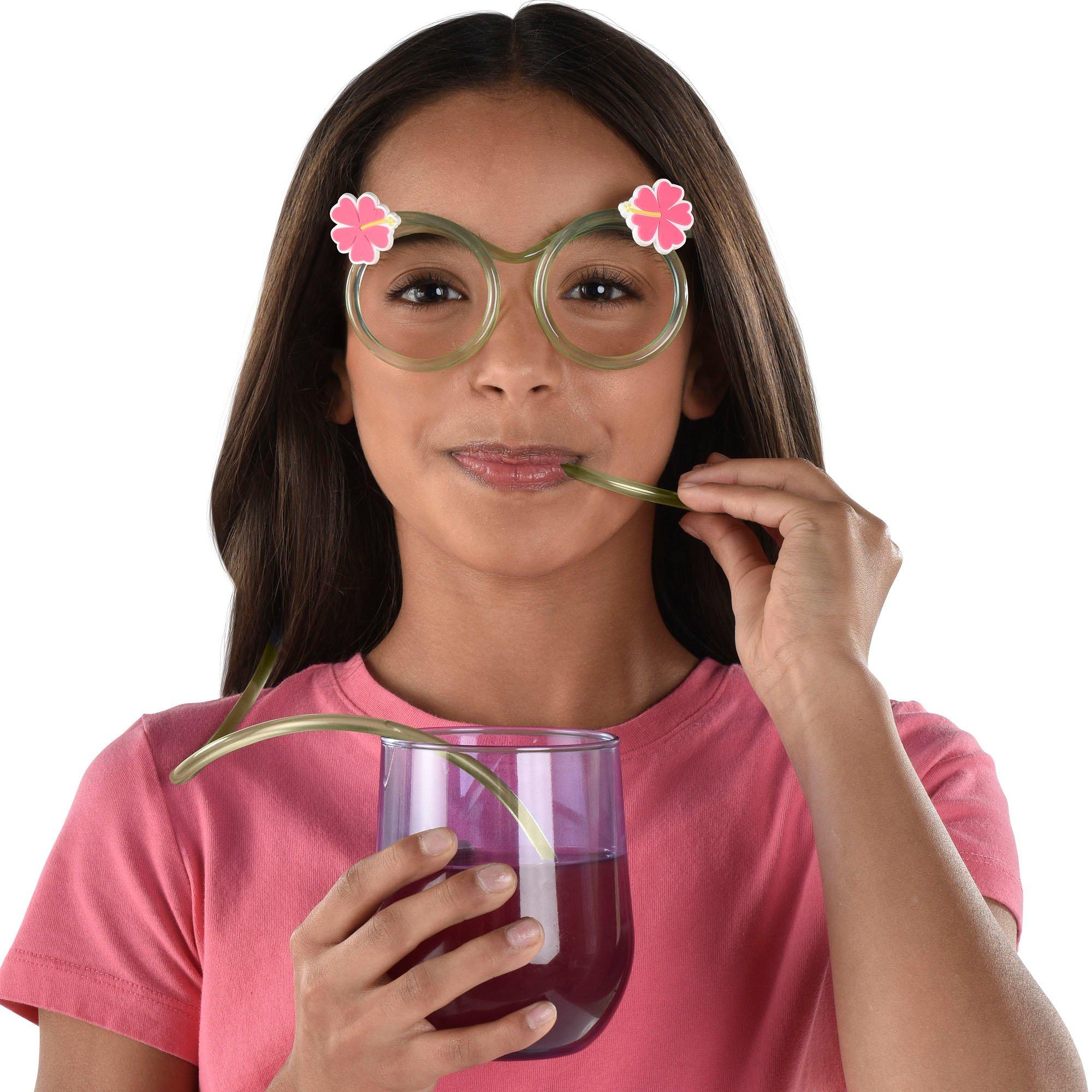 Drinking Straw Eyeglasses