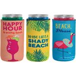 Summer Pun Can Coozies, 3ct